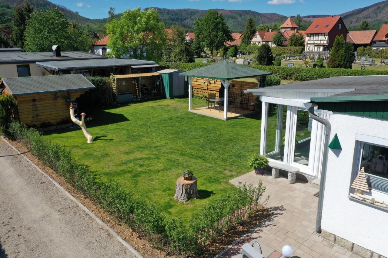 Ferienshaus Zur Lehns mit Garten am Harz Ilsenburg  Exterior foto