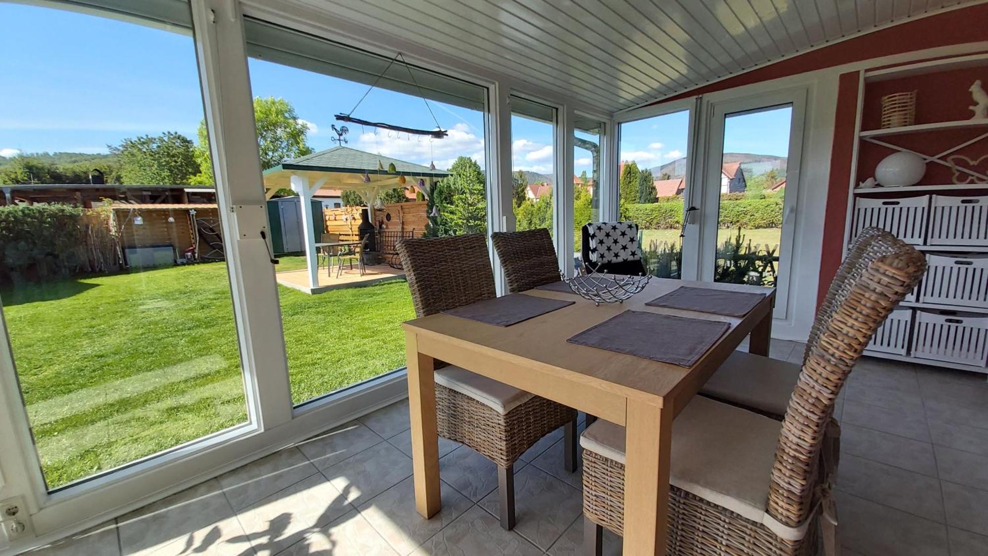 Ferienshaus Zur Lehns mit Garten am Harz Ilsenburg  Exterior foto